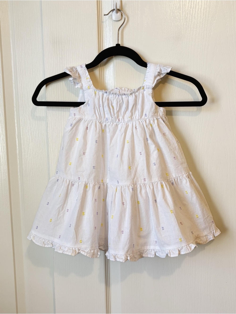 Janie and Jack Baby Swiss Dot Tiered Dress Size 18-24 Months